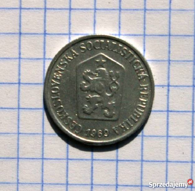 10 HALERZY 1969 CZECHOSŁOWACJA Numizmatyka Piszczac