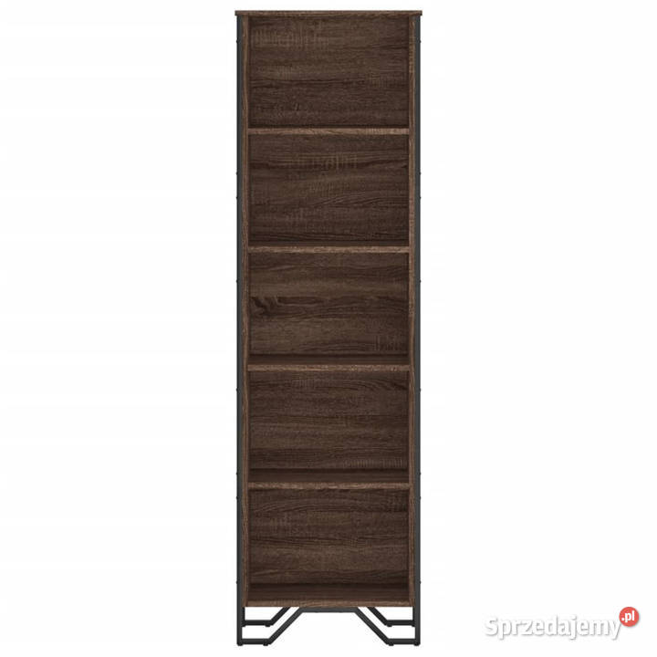 Regał brązowy dąb 50x31x169 materiał mazowieckie