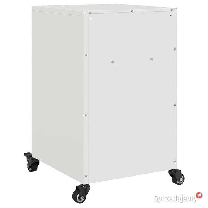 Szafki nocne 2 białe 36x39x59 stal WM846727 Warszawa