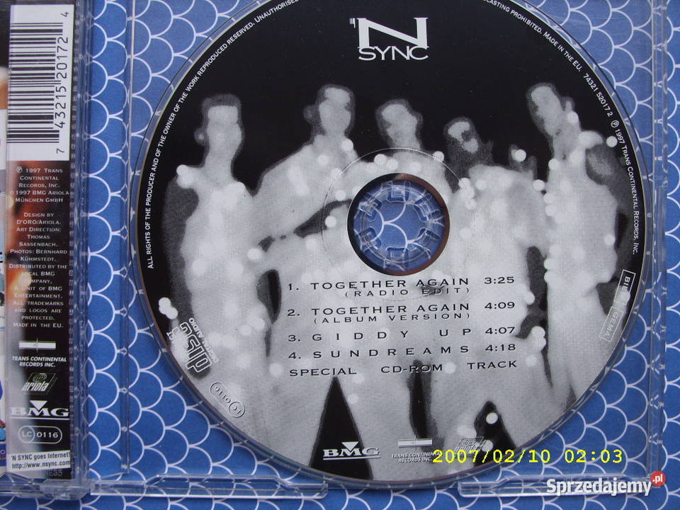 POP CD NSYNK 4 PLYTY SINGLE Muzyka dolnośląskie Wołów sprzedam
