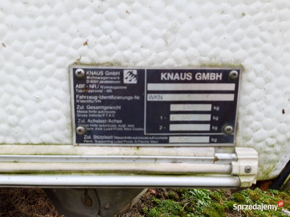 Specjalna przyczepa kempingowa KNAUS Huta Krzeszowska