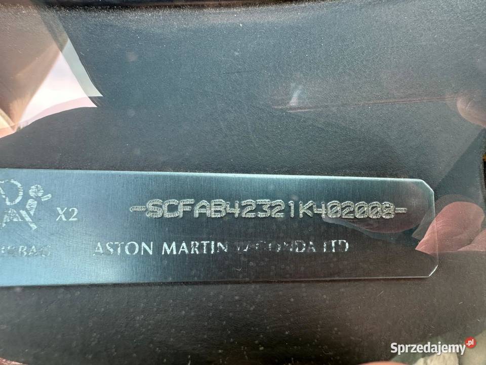 2001 ASTON MARTIN DB7 VANTAGE automatyczna łódzkie Bełchatów