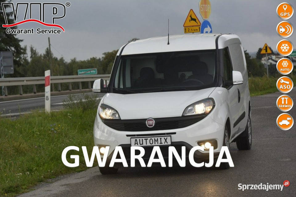 Fiat Doblo 16 MJet nawigacja kamera cofania wielofunkcyjna kierownica Sędziszów Małopolski