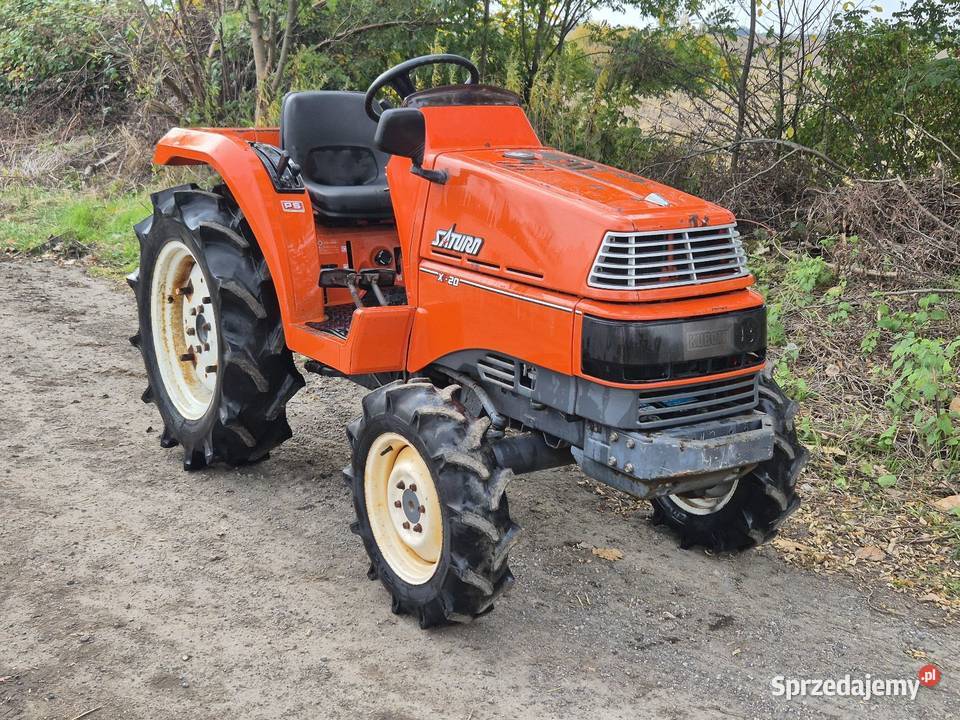 Traktorek KUBOTA X20D 20 44 Wspomaganie Skrzynia biegów Manualna Małuszyn sprzedam