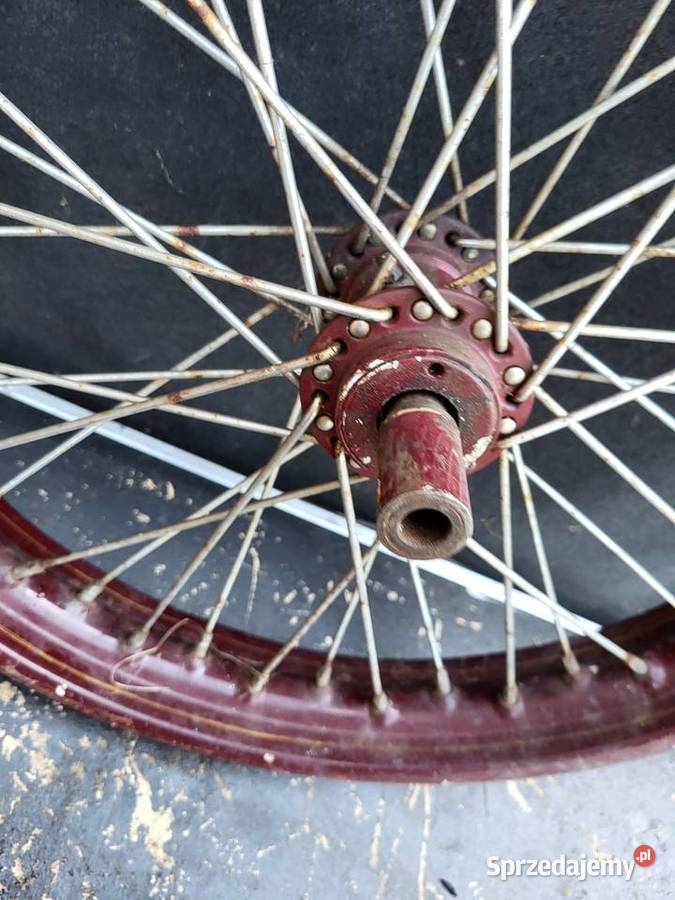 KOŁO PRZÓD WÓZEK BOCZNY TYŁ 40 SZPRYCH BSA AJS Rybnik