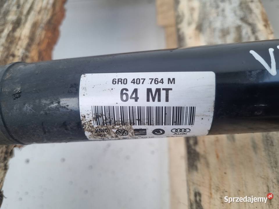 VW Polo V 14 Tsi PRAWA PRZEDNIA PÓŁOŚ półośka osobowe lubelskie Janów