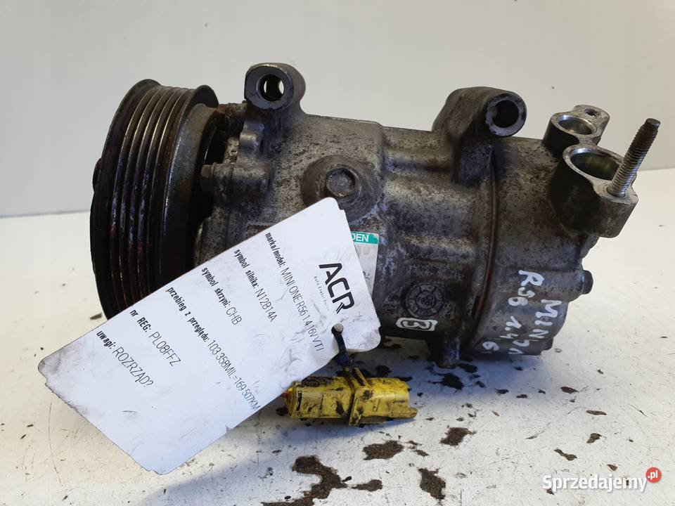 SPRĘŻARKA KLIMATYZACJI Mini One R56 14 16V VTi lubelskie Chełm sprzedam
