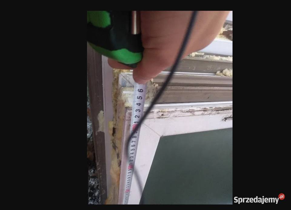 Okno PCV 113 x 115 FIX witryna sklepowa Warszawa