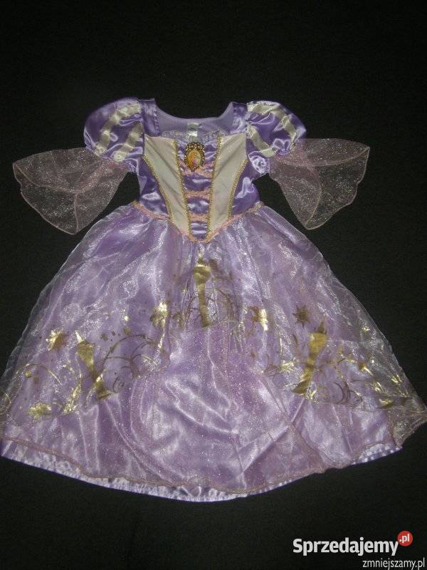 Strój kostium przebranie ROSZPUNKA ZAPLĄTANI 34