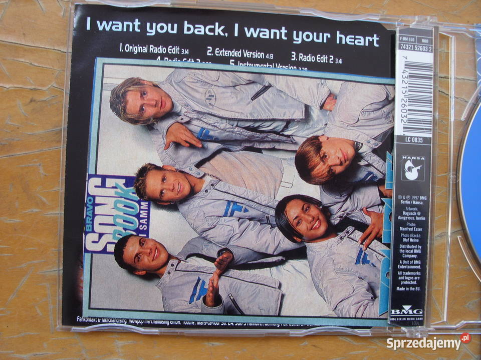 Singiel CD TOUCHE I WANT YOU BACK 1997 Wołów