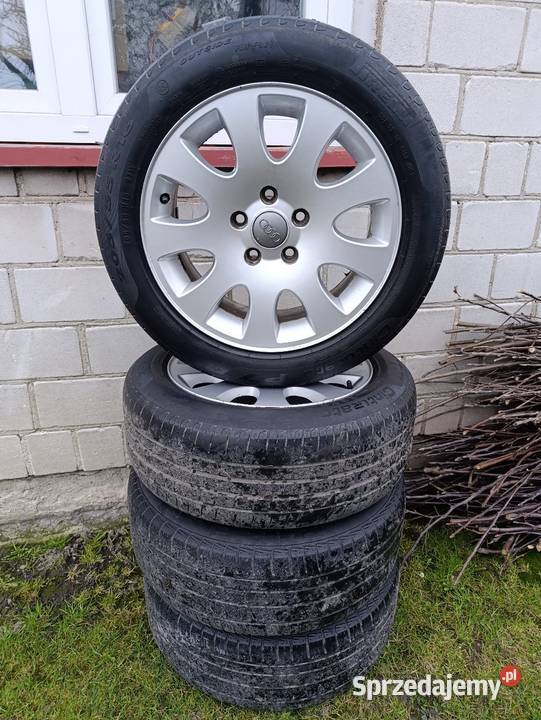 Koła Alu z Oponami 16 5x112 Audi VW Seat łódzkie