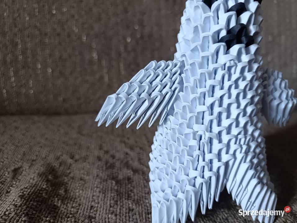 Duch Halloween Origami Modułowe 3D Rękodzieło Kwidzyn