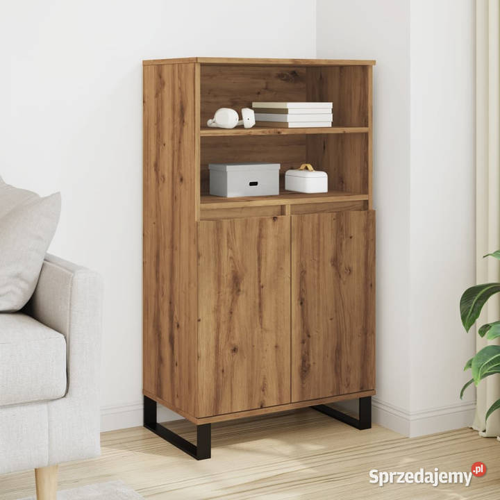 Wysoka szafka dąb artisan 60x36x110 WM857461 sprzedam