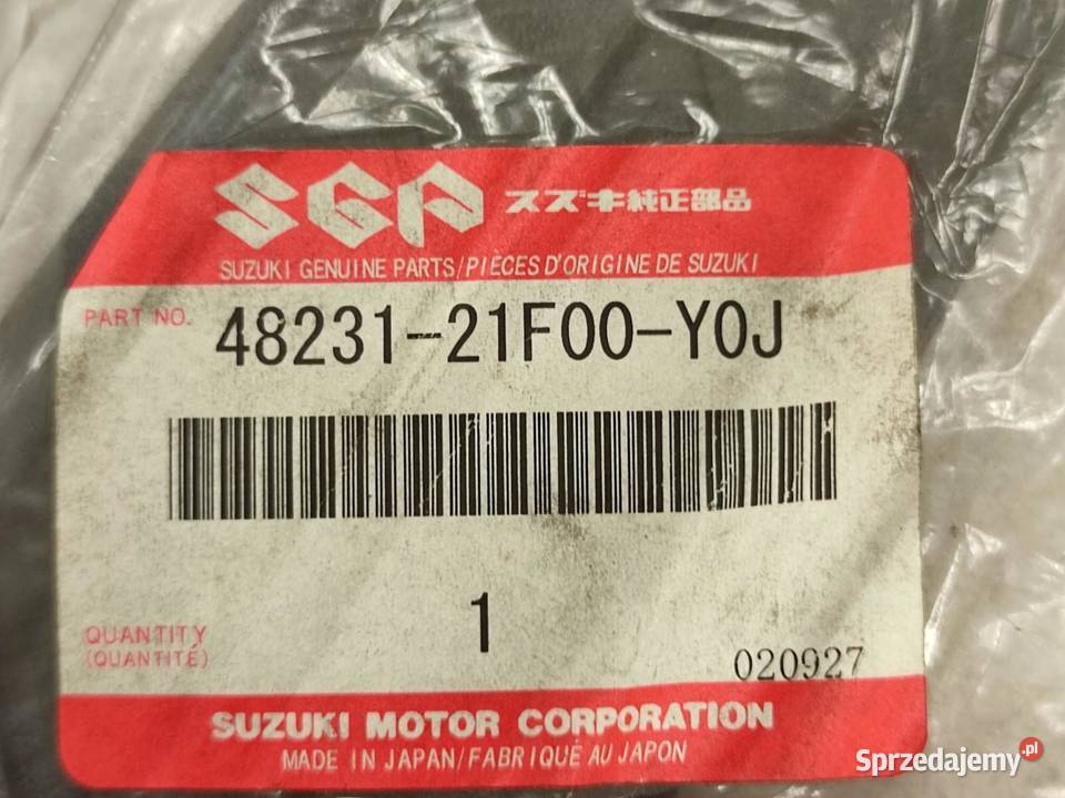 GUMA DYWANIK PRAWY TYŁ SUZUKI UC 125 150 EPICURO