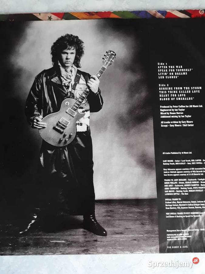 GARY MOORE AFTER The War orginał 1989Z kolekcji płyta winylowa Płyty i kasety Rzeszów sprzedam