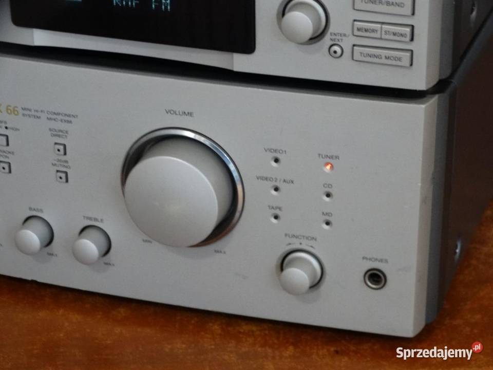 Wzmacniacz i tuner Sony MHCEX66 sprawna WYSYŁKA Elektronika Jasło