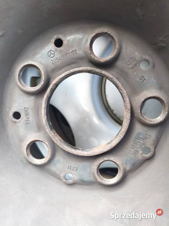 Koła stalowe letnie Mercedes 5x112 z kołpakami Samochodowe Rybczewice Drugie