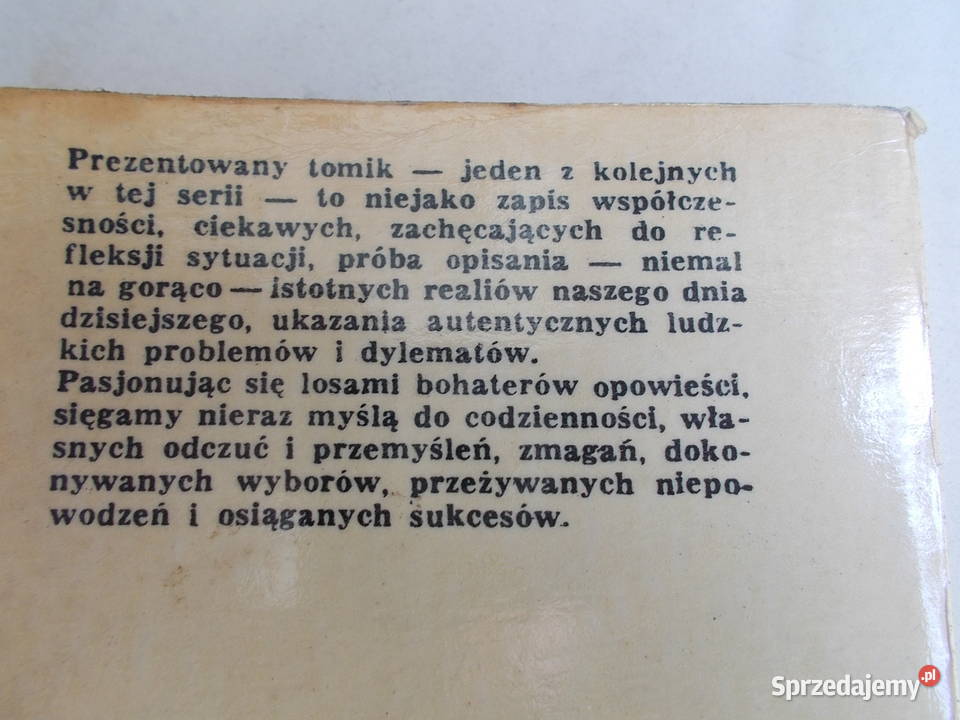 Rówieśnicy Jerzy Grzymkowski Limanowa sprzedam