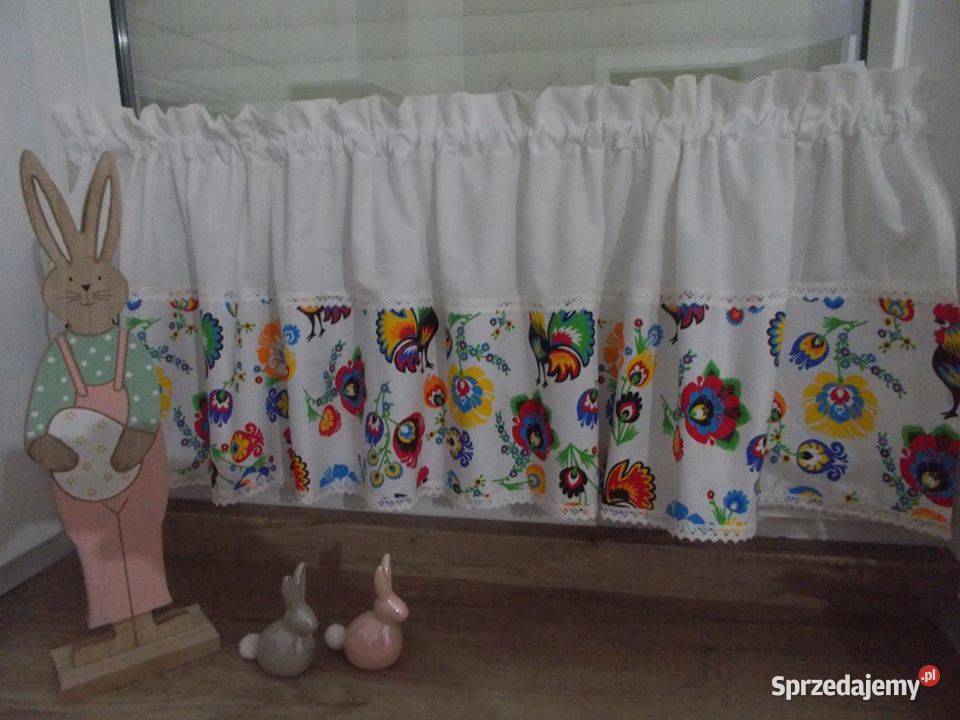 firanki zazdrostki lambrekiny komplety na okno Włocławek sprzedam