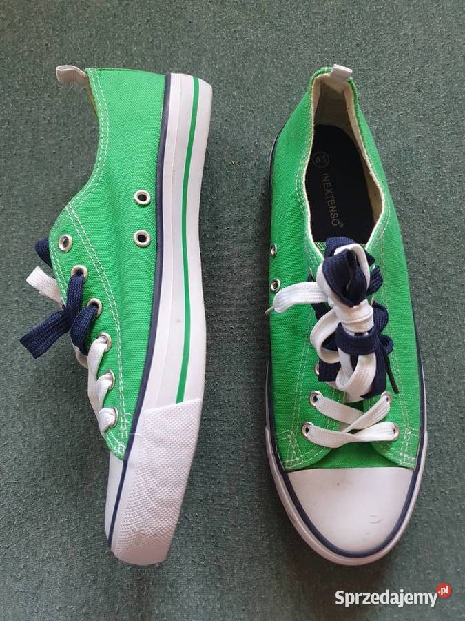 NOWE Tenisówki buty tenisowe IN EXTENSO zielone Obuwie sportowe Wrocław