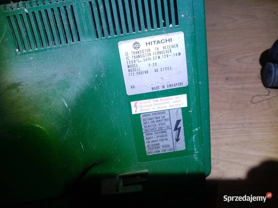 Tv hitachi prl zabytek Miastko