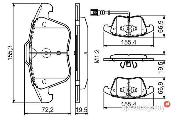 Klocki haulcowe VW SHARAN TIGUAN SEAT ALHAMBRA Warszawa