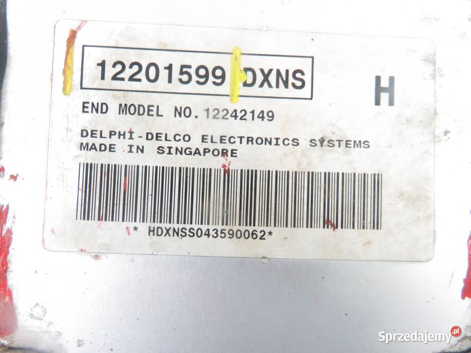 STEROWNIK OPEL CORSA C 12 16V 12242149 małopolskie