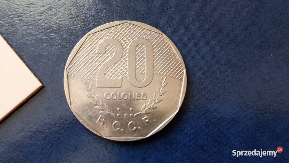 Stare monety 20 centów 1983 Kostaryka Lesko