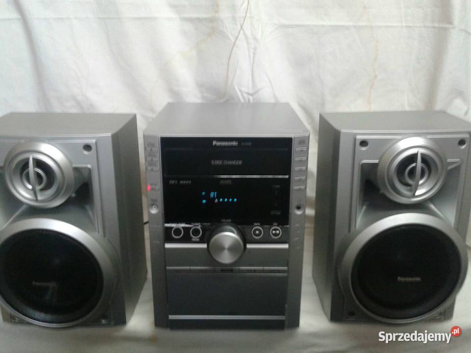 Wieża PANASONIC 5xCD kaseta radio RDS Ostrowiec Świętokrzyski