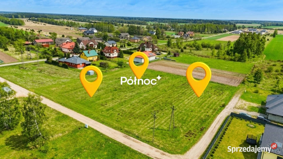 3 działki pod zabudowę mieszkaniową i usługi 40m Czosnówka