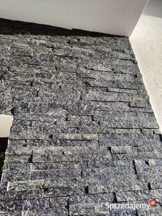 Kamień ozdobny naturalny Kwarcyt Czarny Siedlce