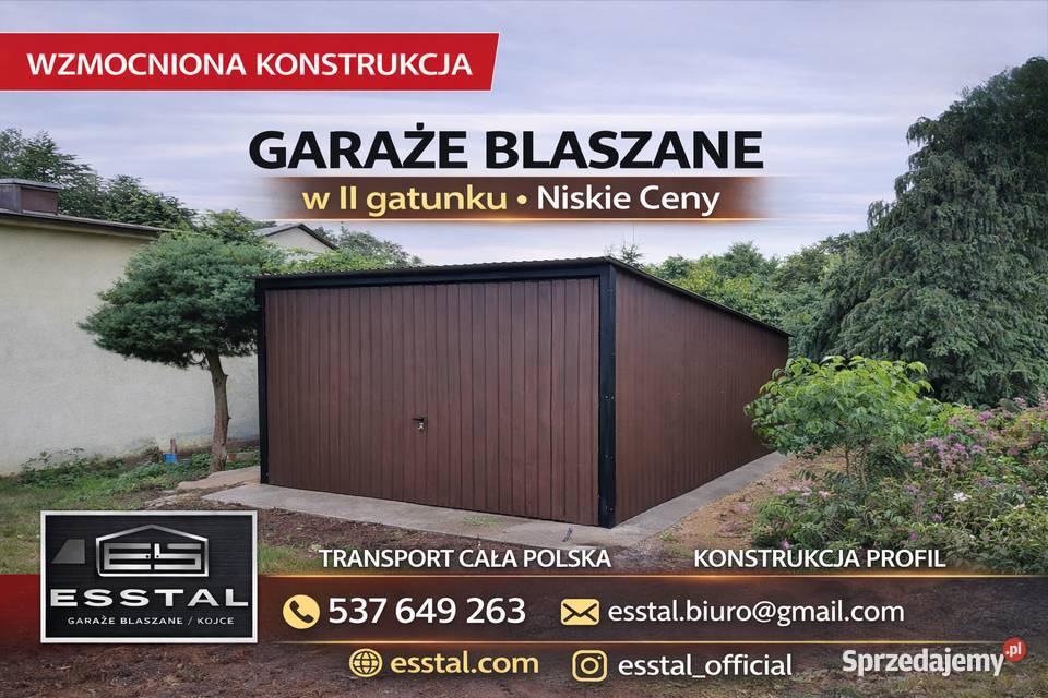 Garaż Blaszany na Garwolin