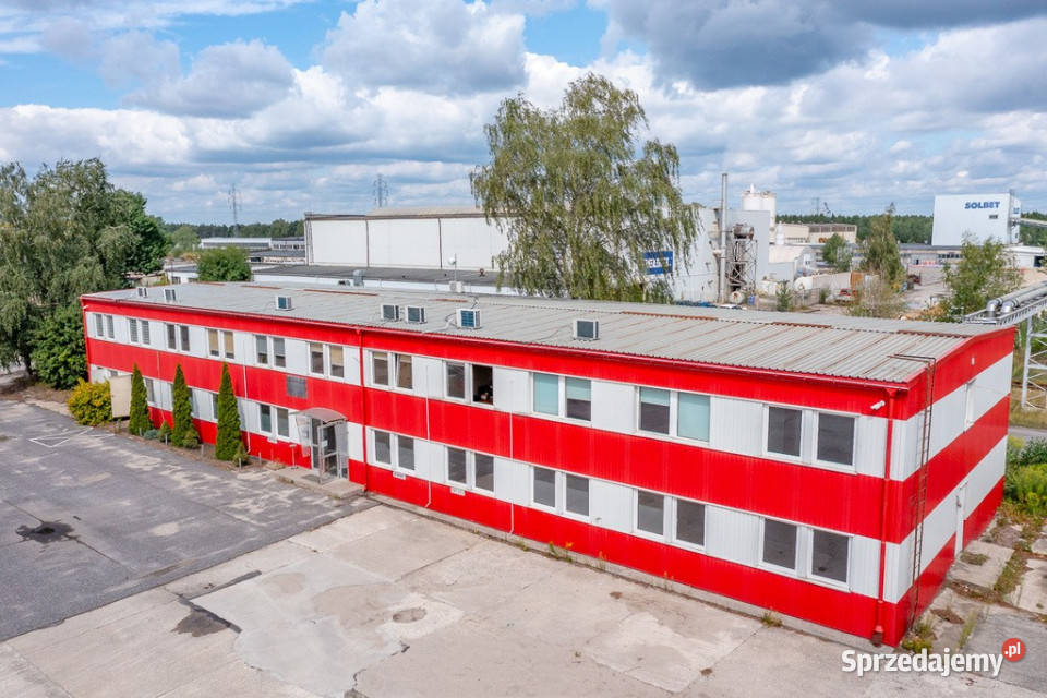 Kompleks przemysłowy 8 536 m suwnice PV 691zł/m2 Rogówiec