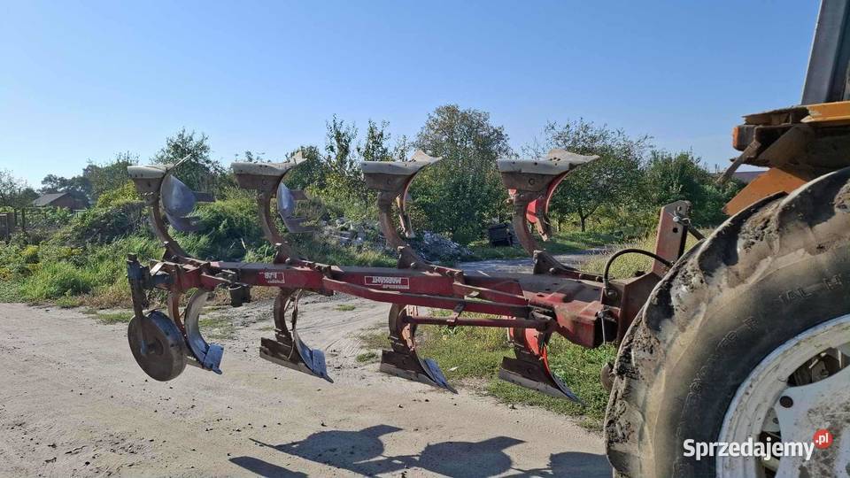 Pług 4skibowy obrotowy Kongskilde gotowy do Pługi Sieradz sprzedam