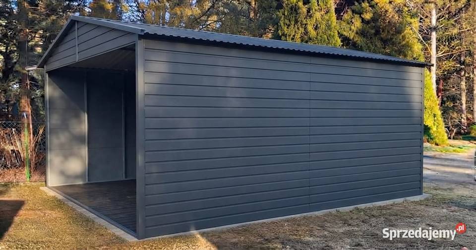 Carport 6x5 Garaż blaszany wiata blaszanaOkazja Leszno sprzedam
