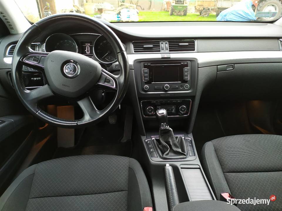 Skoda Superb II Greenline 16 TDI kombi elektrochrom. lusterka boczne lubelskie Tomaszów Lubelski