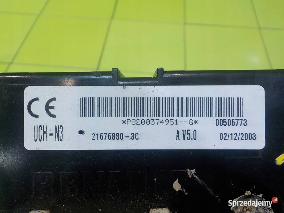 OPEL VIVARO I A 19 D 05r modul komfortu osobowe Wyposażenie elektryczne Suków