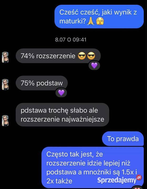 korepetycje z języka polskiego sprzedam