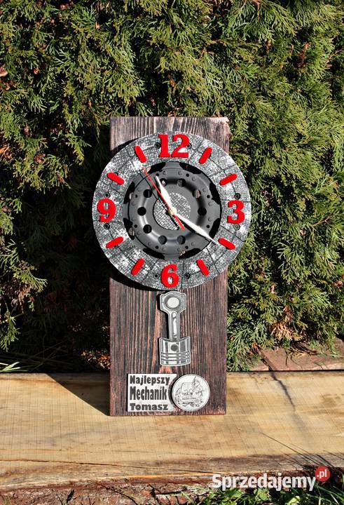 Zegar z wahadłem Motoryzacja Loft Patyna Zegary Dębica