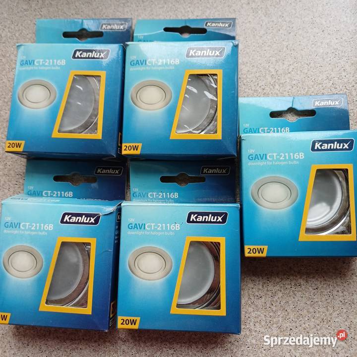 Oprawa sufitowa halogenowa chrom NOWA Kanlux