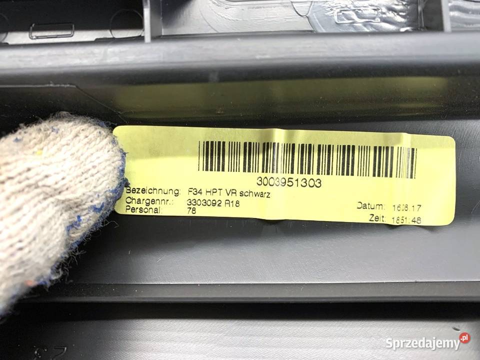 BOCZEK DRZWI PRAWY PRZÓD BMW F34 Hatchback