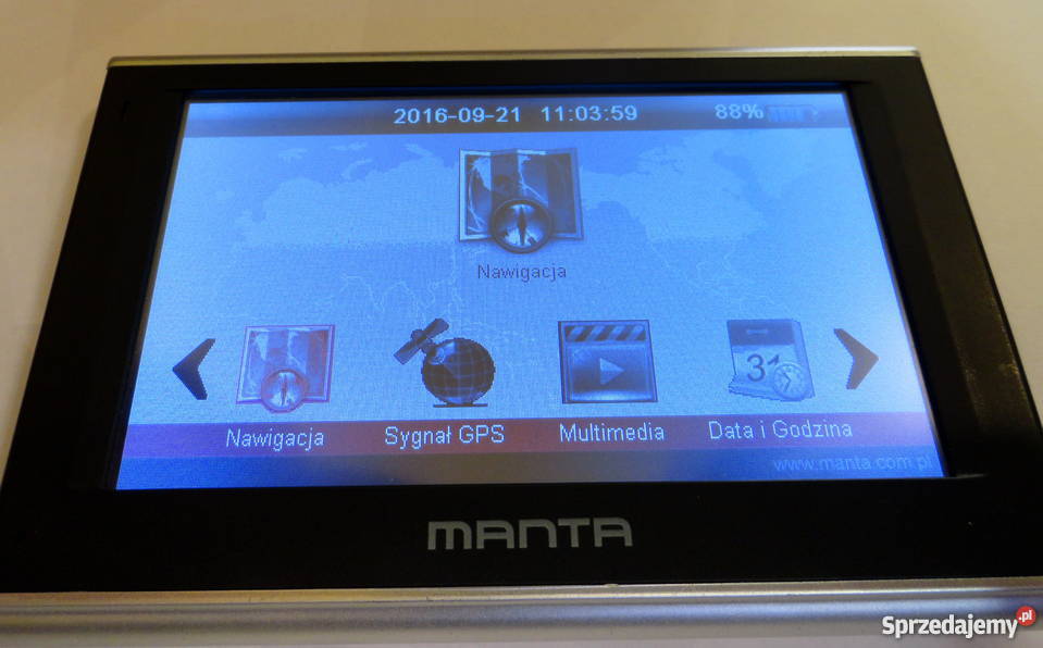 NAWIGACJA Manta GPS470 Easy Rider Polska Lombard wielkopolskie Kościan