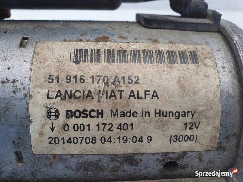 ROZRUSZNIK Fiat Fiorino 13 MJet ROZRUSZNIK osobowe Rudka