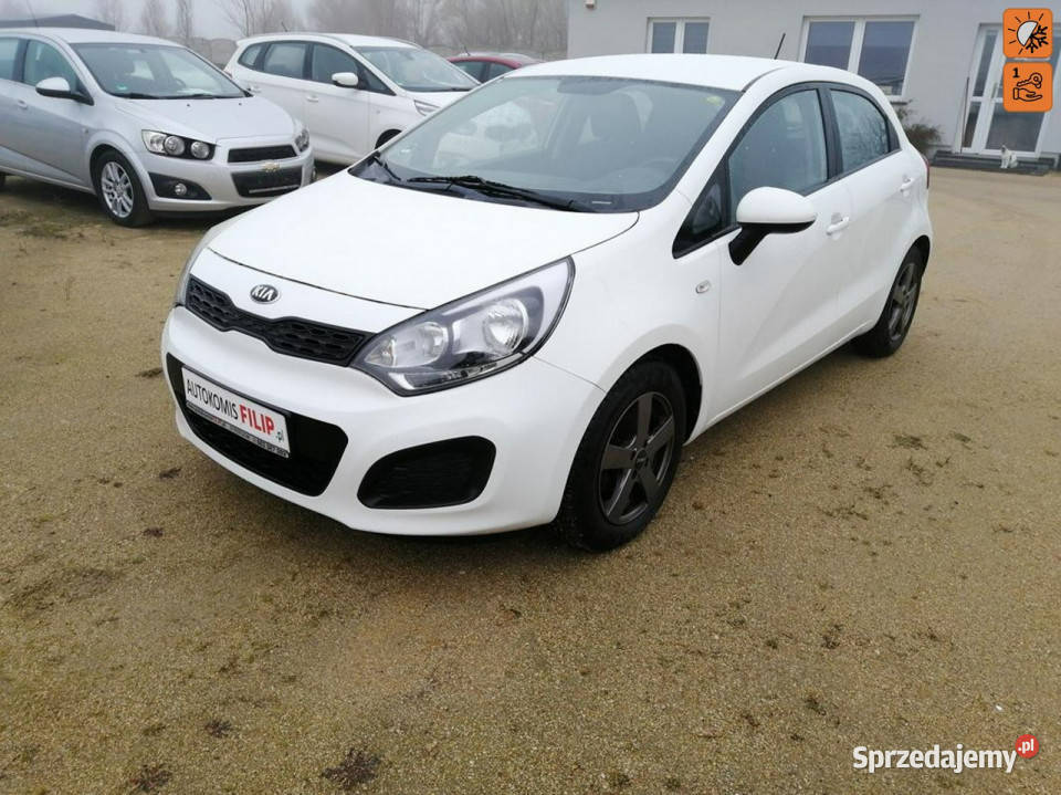 Kia Rio 12 85 klima elektryka zadbany III 2011 komputer pokładowy Strzegom sprzedam