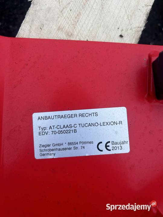 KOSA boczna do rzepaku do hedera CLAAS Tucano Kutno