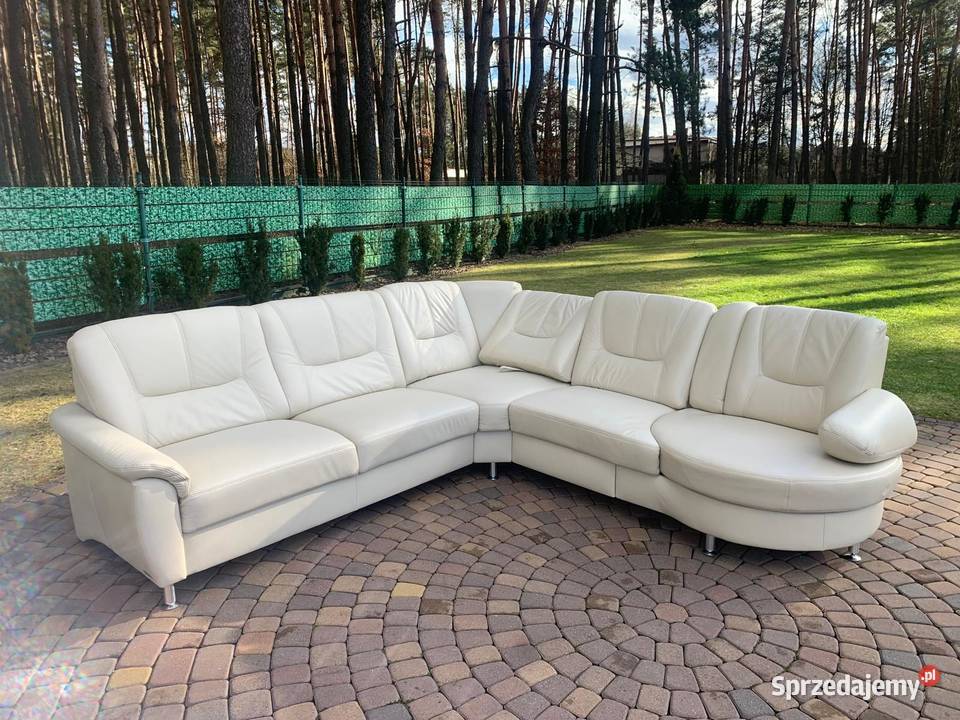 WOHNWERT NIEMIECKI NAROŻNIK SKÓRA NATURALNA 270cm Kalety