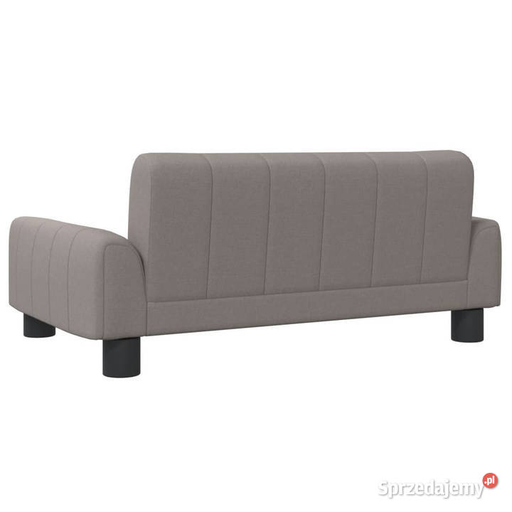 Sofa dzieci kolor taupe 70x45x30 obita tkaniną Warszawa