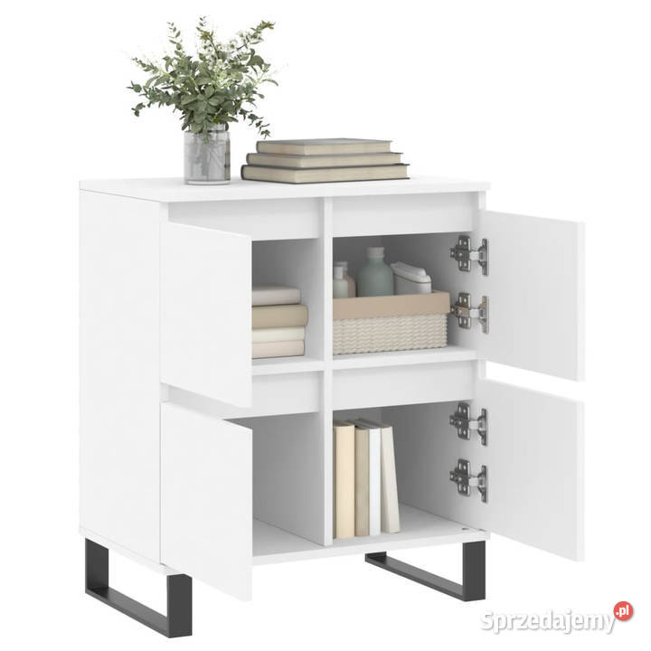 Komoda biała 60x35x70 materiał drewnopochodny