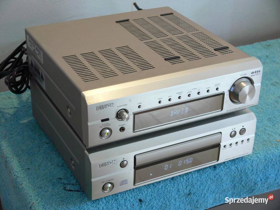 Amplituner i CD Denon DRA i DCD F101 sprawne