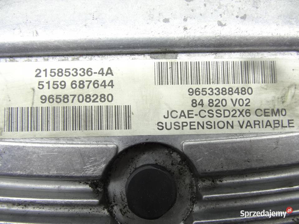 CITROEN C6 STEROWNIK 215853354A 9658708280 wielkopolskie Przemęt